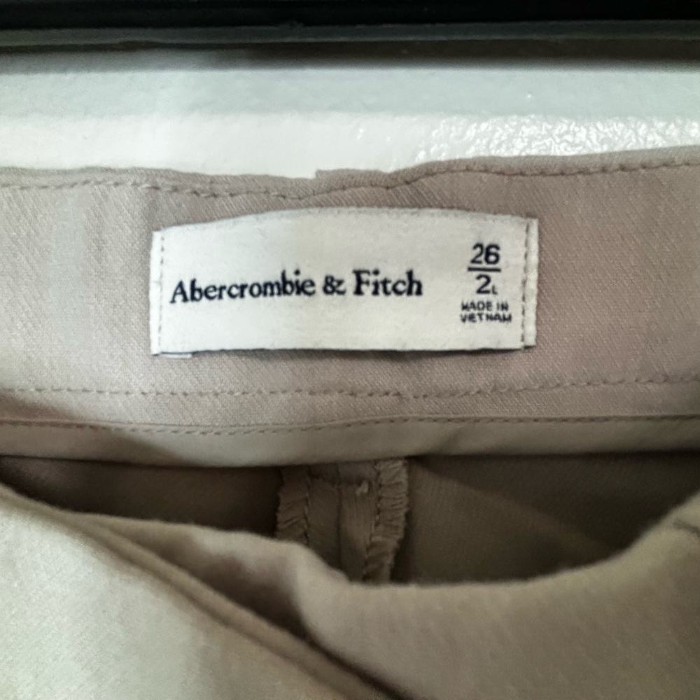 Abercrombie and Fitch tan dress pants.